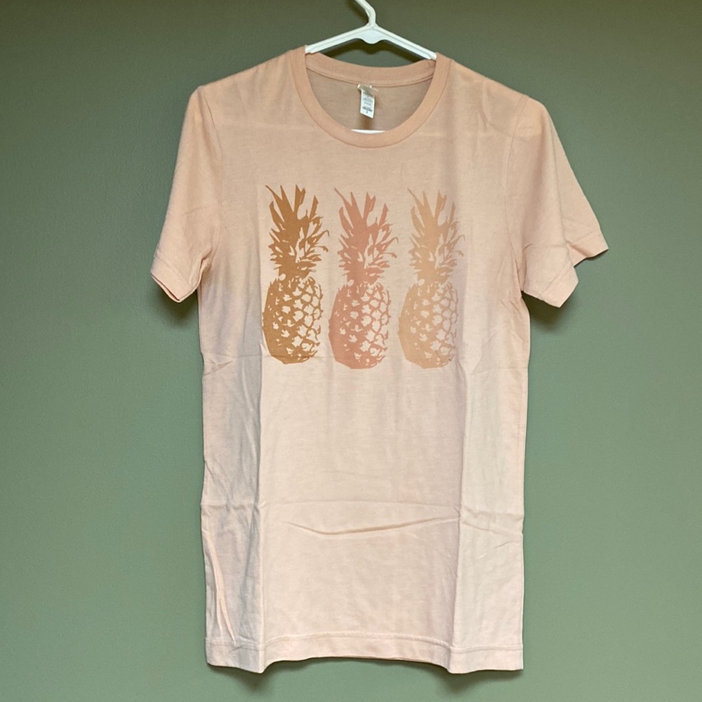 Peach Pineapple Tee Shirt